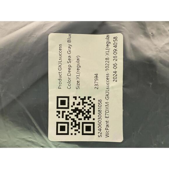 NWT Halara High Waisted Belted Pocket Wide Leg Work Pants Deep Sea Gray Blue XL - Picture 5 of 13